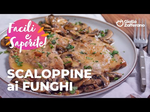 🍄 SCALOPPINE ai FUNGHI: SEMPLICI e GUSTOSE!❤️🍁😍