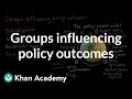 Influence of Groups on Public Policy