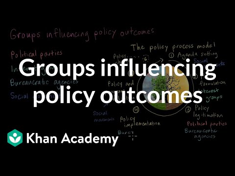 Groups influencing policy outcomes | AP US Government and Politics | Khan Academy