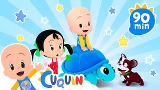 Animais de plasticina de Cuquín e mais vídeos educativos 🐢 Desenhos animados para bebês