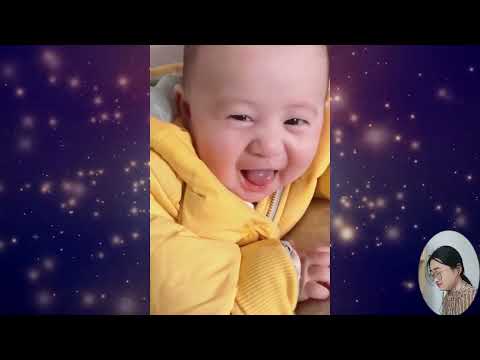 Cute babies stick out tongue. Funniest baby cute moments.