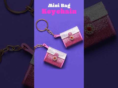 DIY Mini Handbag Keychain | DIY Gift Keychain Ideas | How to make Keychain