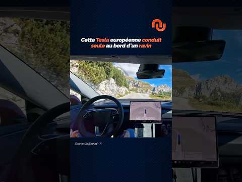 Cette voiture manœuvre seule au bord d'un ravin ?!