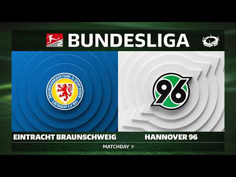 LIVE 🔴 Eintracht Braunschweig vs. Hannover 96 | Matchday 9 - Bundesliga 2 2026/27