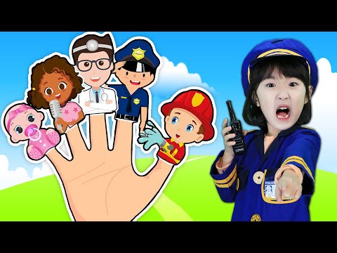 Finger Family jobs kids Song 어린이 직업놀이 손가락 동요 핑거송Nursery Rhymes Kids role play 슈슈토이 Shushu ToysReview