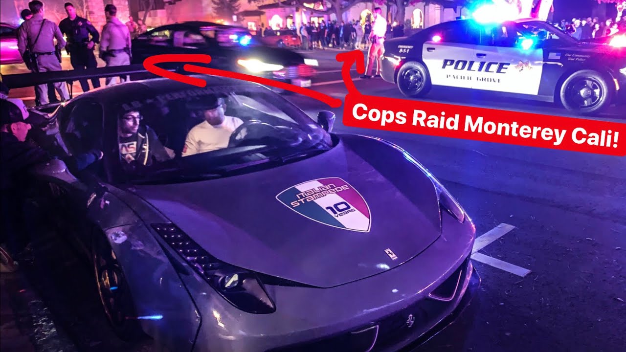 POLICE CHASE RECKLESS DRIVERS DURING MONTEREY CAR WEEK