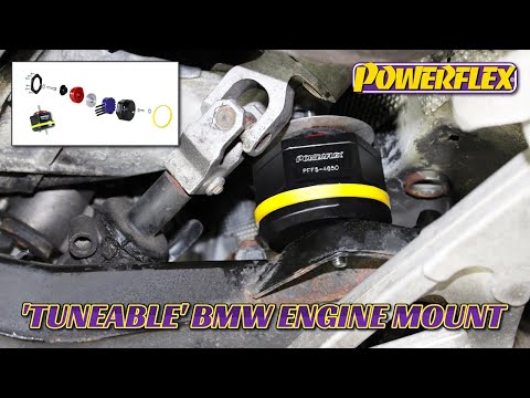 Soportes de motor reforzados Powerflex para BMW M3 E36 / M3 E46 y M3 E9x / 335i E9x