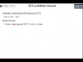 Gas Laws and Molar Volume Concepts
