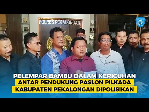 Pelempar Bambu dalam Kericuhan Antar Pendukung Paslon Pilkada Kabupaten Pekalongan Dipolisikan