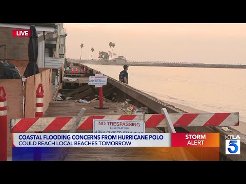 Hurricane <strong>Polo</strong> threatens battered SoCal coast