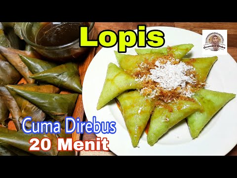 Lopis Cuma Direbus 20 Menit, Jajanan Pasar Favorit Sejuta Umat