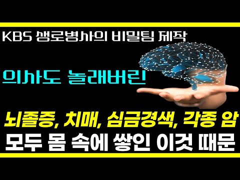 감히 치매가 얼씬도 못합니다.이것만 3가지만 알면 됩니다! /  뇌기능 되살리는 뇌에 보약이 되는 음식 3가지 / KBS 생로병사의 비밀 특집  치매쇼크 치매혁명 통합본