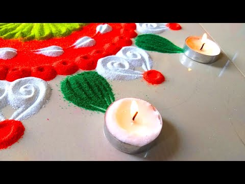 Very Easy and New Simple Rangoli Rangoli Design for Diwali 2024 | Beautiful Rangoli