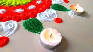 Very Easy and New Simple Rangoli Rangoli Design for Diwali 2024 | Beautiful Rangoli