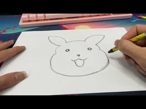 Draw and color the picture pikachu