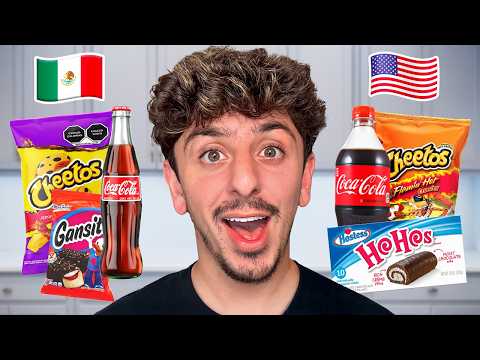 I Tried Every Viral Mexican Vs American Snack (Snack Wars)