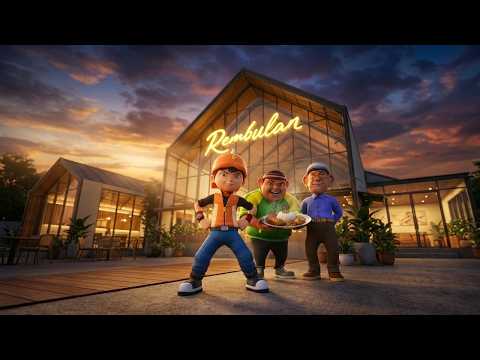 BoBoiBoy MAKAN DI RESTORAN MEWAH?!! 😱😋 #boboiboy