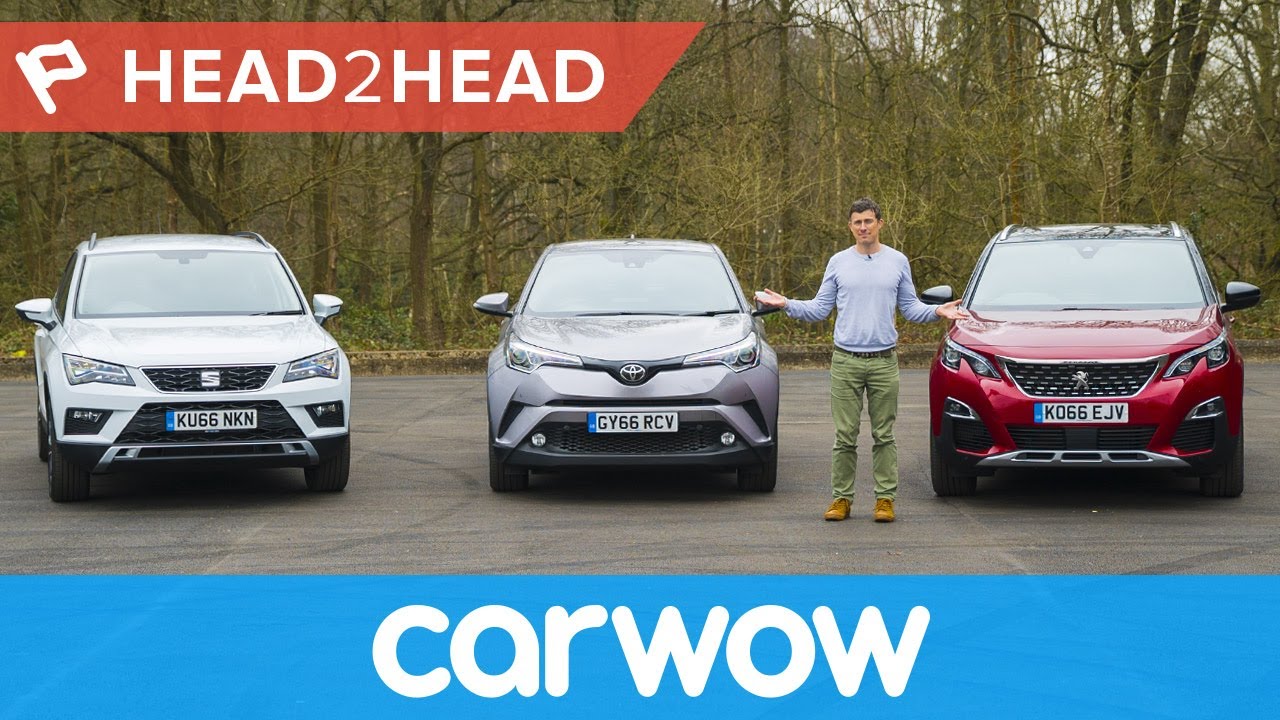 Toyota C-HR vs Peugeot 3008 vs SEAT Ateca - which is the best SUV?