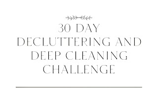 Day 1 | Decluttering & Deep Clean Challenge
