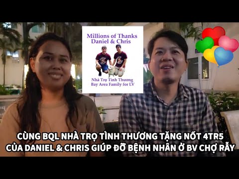 SÀI GÒN ĐÊM MƯA VÀO BỆNH VIỆN CHỢ RẪY TRAO TIỀN CHO BỆNH NHÂN