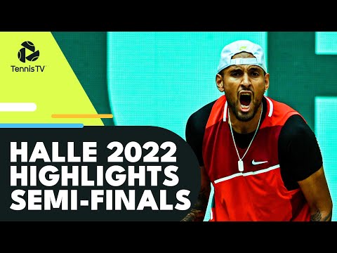 Medvedev Takes On Otte; Hurkacz Battles Kyrgios | Halle 2022 Semi-Final Highlights