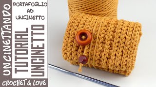 Portafoglio all’Uncinetto FACILE e CAPIENTE | Tutorial Passo Passo + Cuciture