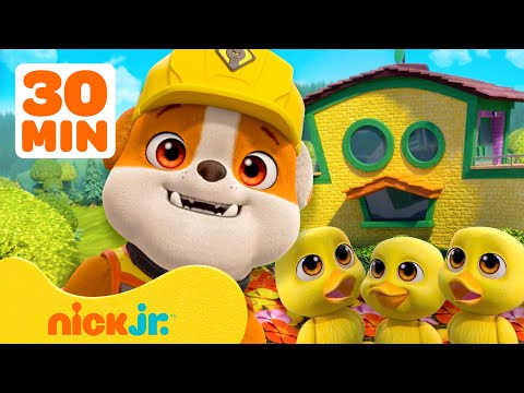 Rubble | ¡Diversión de regreso a clases con Rubble! ✏️ Con Motor Y Charger | 30 minutos | Nick Jr.