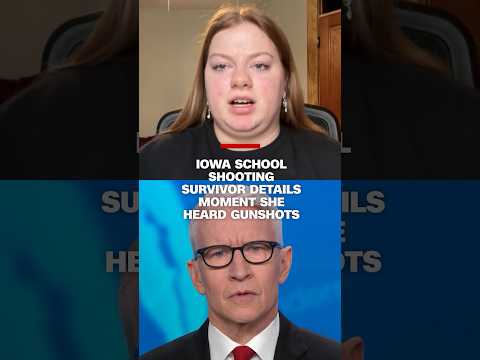 Iowa school shooting survivor details moment she heard gunshots
