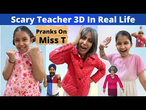 Scary Teacher 3D In Real Life - Pranks On Miss T | RS 1313 VLOGS | Ramneek Singh 1313