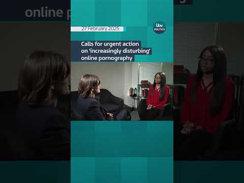 Calls for urgent action on ‘increasingly disturbing’ online pornography #itvnews #onlinesafety