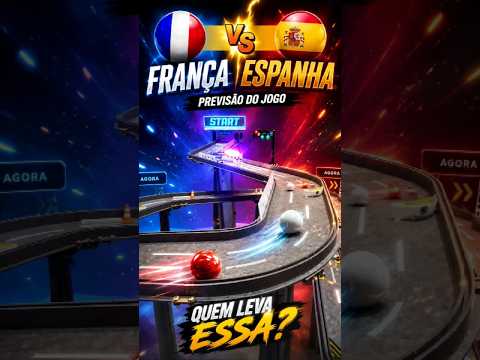 🇫🇷 França x Espanha 🇪🇸 | Semifinal | Previsão Copa 2026 #marblerace