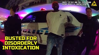 Silly Guy gets Busted for Disorderly Intoxication - Sarasota, Florida - December 7, 2025