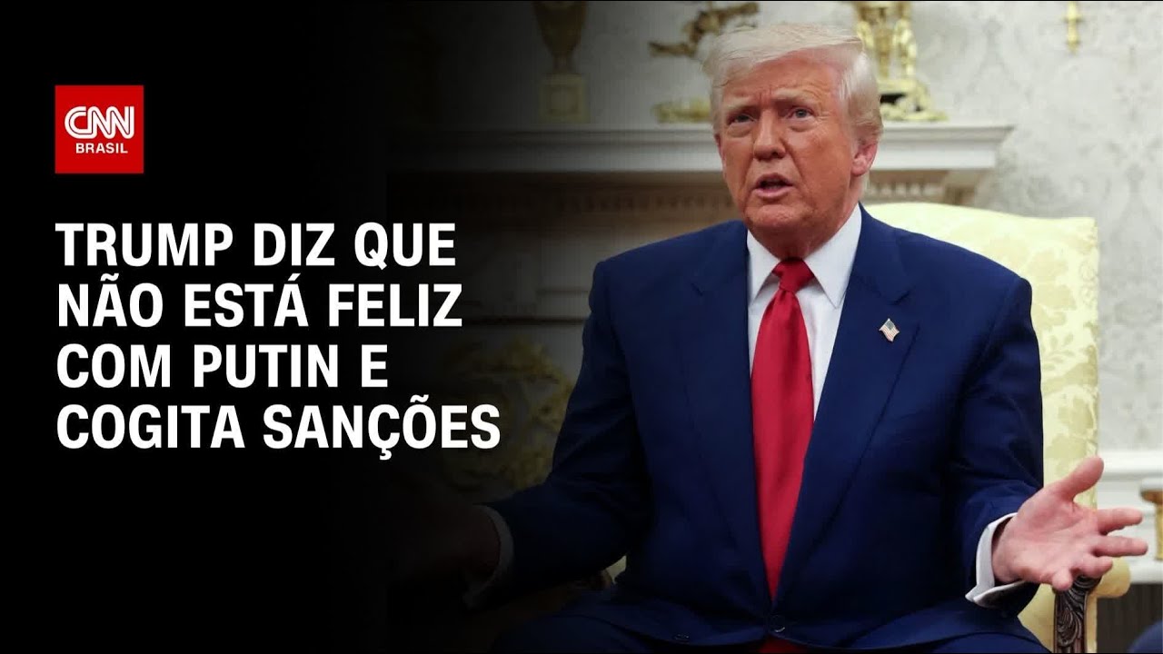 Trump diz que não está feliz com Putin e considera sanções contra Rússia | CNN 360º