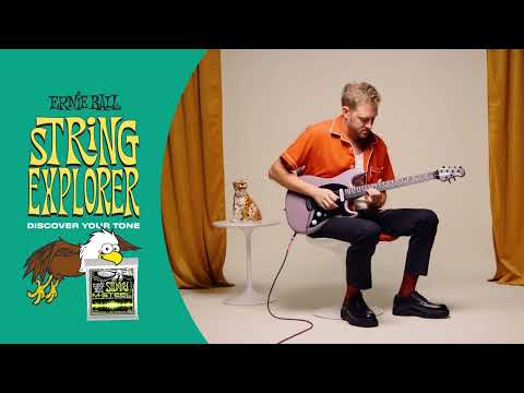 Ernie Ball String Explorer: Electric Slinky M Steel - SSS