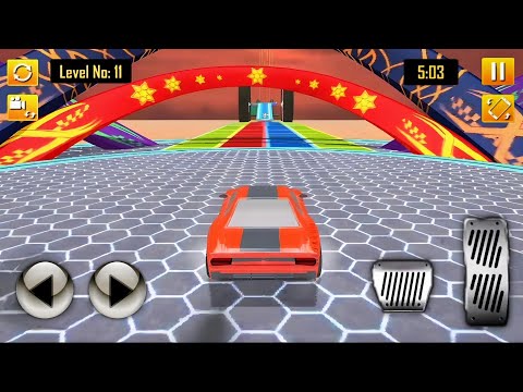 Extreme Mega Ramp Muscle Car Stunts Racing 3D Game - Android Gameplay