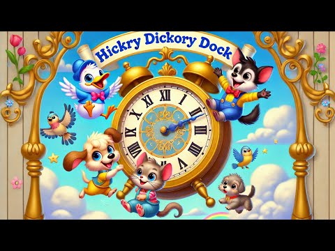 Hickory Dickory Dock Nursery Rhyme for kids 🐀