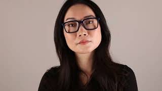 Ray-Ban RX7239 Alain 8256 Rectangle Matte Blue Eyeglasses