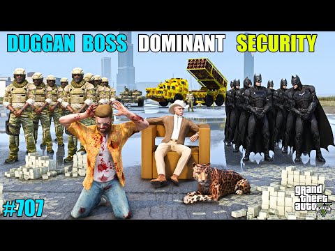 GTA 5 : DUGGAN BOSS DOMINANT BODYGUARDS ARREST MICHAEL  | GTA 5 GAMEPLAY #707