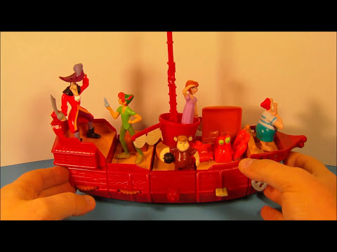2002 DISNEYS PETER PAN RETURN TO NEVER LAND SET OF 6 McDONALD'S HAPPY MEAL MOVIE COLLECTION REVIEW