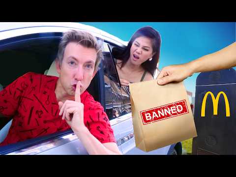 Eating BANNED Fast Food Items from TikTok
