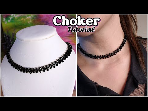 como hacer CHOKER de mostacillas ✨ Tutorial paso a paso!