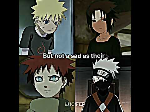 But not a sad as their 🤕 #anime #naruto #narutoshippuden #sasuke #kakashi #lucifer_edits_2