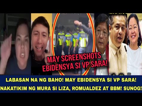 VP SARA MAY SCREENSHOT EBIDENSYA LABAN KAY LIZA,ROMUALDEZ,BBM! MINURA NA ANG 3!