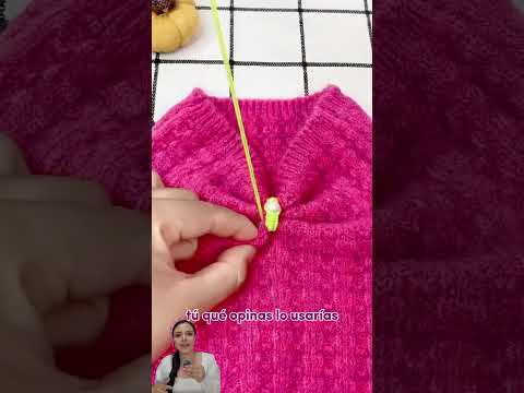 Idea de Costura para un Sueter #costura #manualidades #diy #lifehacks