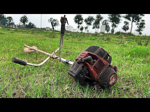 "Restoring a Seriously Damaged Old Honda Lawn Mower // The Ultimate Repair Secret!"