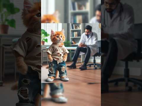 ADIK MOCI MASUK RUMAH SAKIT #animation #kucing #kucinglucu #cat #drama