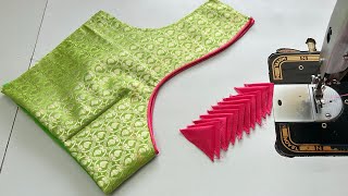 Super Blouse Design Back Neck || Blouse Back Design || Cutting And Stitching Back Neck Blouse Design