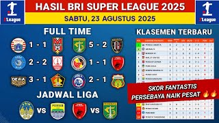 Hasil Liga 1 Hari Ini - Persebaya vs Bali United - Klasemen liga 1 2025 terbaru