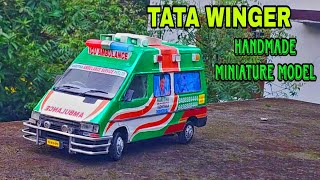TATA WINGER AMBULANCE MINIATURE MODEL