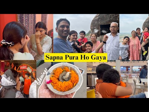 सपना पूरा हो गया- Emotional Moment~ Family Trip to Ram Dham Before Diwali~Real Homemaking India Vlog